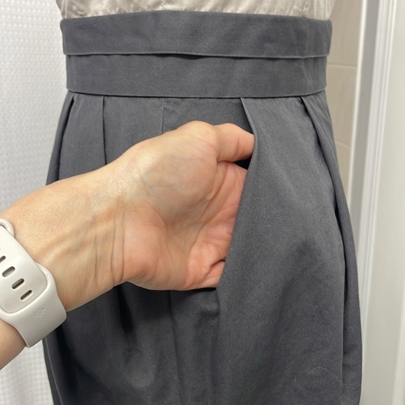 Wilfred Six Taupe & Grey Mini Dress - Picture 10 of 16